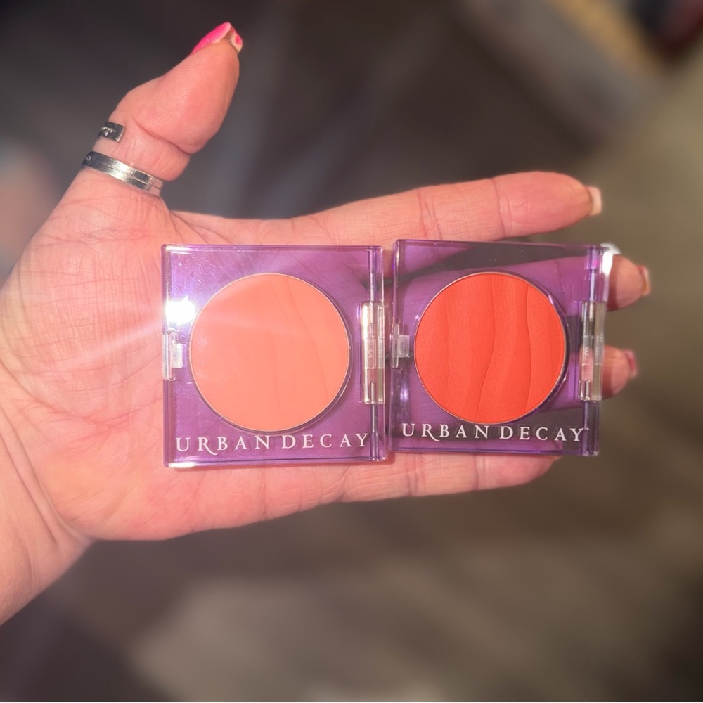 Urban Decay Blush Set - Soft Peach and Vibrant Sunset
